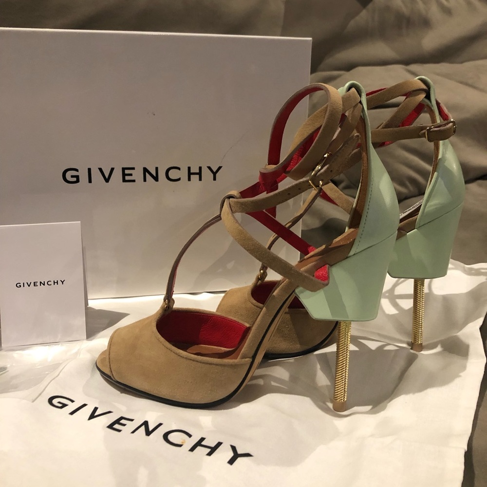 Givenchy Marzia T Straps Heels Size 37 BRAND NEW